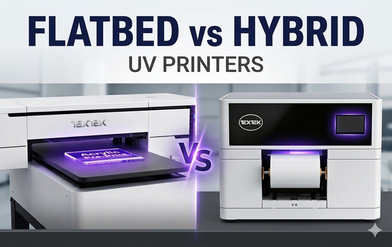 Flatbed vs Hybrid UV Printers: Which One Is Right for Your Business?